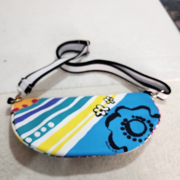 Brighton To Luv Women's Fanny Pack Belt Bag Colorful Floral Print Zipper - Picture 8 of 9